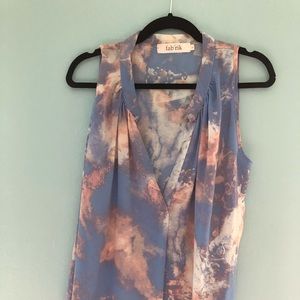 Marble pink/purple top